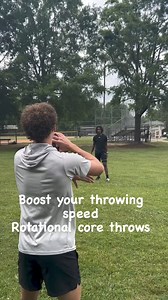 14 reactions | Working on rotational core throws… #QuaterbackTraining #QBCoach | Sniper School QB Academy | Facebook