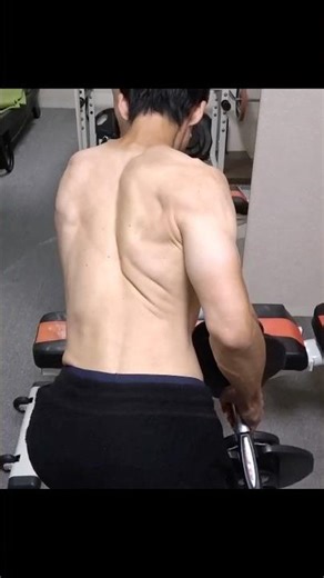 ダンベルローイングで確認する背中の筋肉群