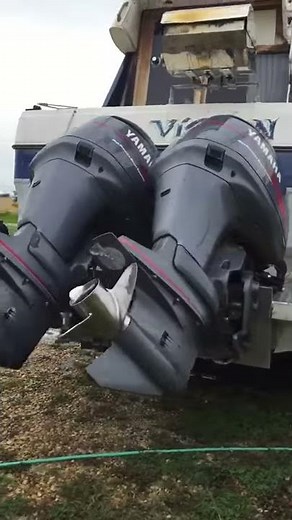 Converted inboard to outboard
