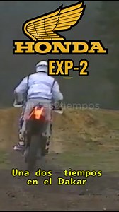 El último intento de honda por resucitar el motor 2T, Honda EXP-2 Dakar 🚀🐪🚀 | Miticasdostiempos Sar