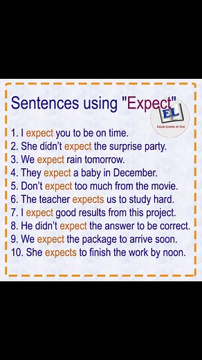 Learn English Vocabulary - Expect meaning with example sentences #English #learnspokenenglish #vocabulary #expect #sentences | English Learning