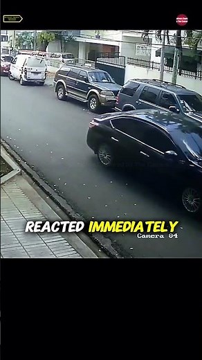 Hero Driver Slams Into Thief — Street Robbery Stopped Instantly