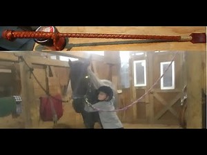 how to make a leather horse riding crop at home