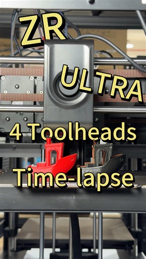 Hi friends, We're currently testing the ZR Ultra and ZR Ultra S, and we'll be updating you with more videos featuring the four ZR Ultra toolheads. Today's video: Printing 4 separate benchys in different colors on the same plate. Filament Type: PLA Layer Height: 0.2mm Total Printing Time: 5 hours and 16 minutes What do you think of the effect? ​​Share it with your friends and let them take a look ;) #WonderMaker3D #WonderMaker #ZRUltra #ZRUltraS #toolchanger #multitoolheads #3dprint #3dprinter #f
