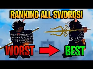 [GPO] - All Swords Ranked From Worst To Best