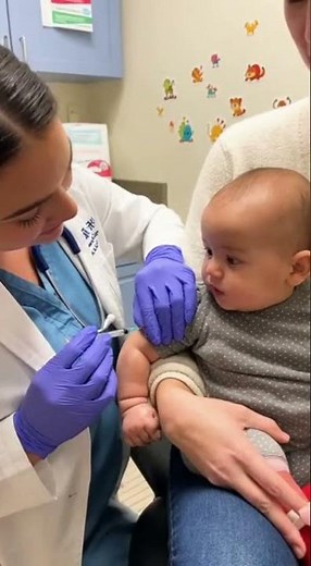 “This Baby Didn’t Cry During Injection 😢💉