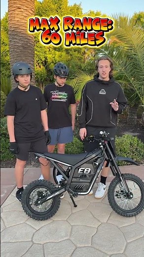 This Electric Dirt Bike is INSANE! ⚡️ (Vroomer E8) #familyfunpack #ebike