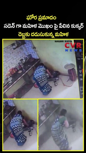 ఘోర ప్రమాదం సడెన్ గా మహిళ మొఖం పై పేలిన కుక్కర్ దెబ్బకు దడుసుకున్న మహిళ| Viral Video | CVR