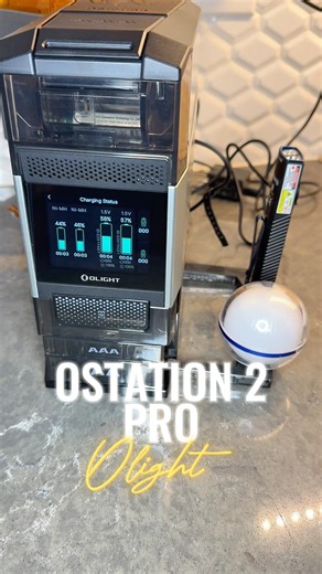 The All-in-one Charging Station I Love - Olight Ostation 2 Pro for rechargeable AA/AAA and more