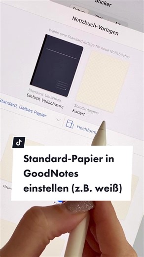 GoodNotes Vorlage ändern - Schritt-für-Schritt-Anleitung