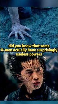 Did you know that some X-Men actually have surprisingly useless powers#foryou #marvel #mutant #xmen