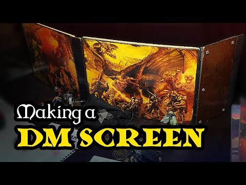 Building a Dungeon Master Screen (with trash)