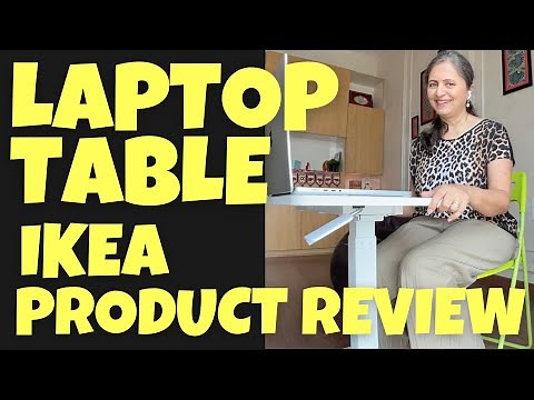 Roll It To Any Room ! Height Adjustable Table IKEA Bollsidan