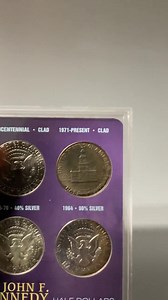 JFK Half Dollar Coin Set: 1964 Silver, 1967, 1976, 2001 - Uncirculated - Etsy UK