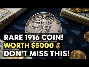 1916 Walking Liberty Half Dollar Value 💰 Rare Silver Coin Worth Thousands!