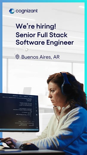 Senior Full Stack Software Engineer (ARG -Remote)