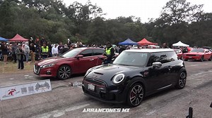 MINI Cooper JCW vs Nissan Altima Autodromo Bosques ElAngel | Arrancones MX