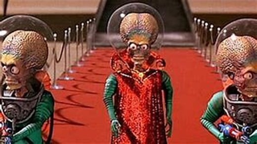Mars Attacks (1996) Jack Nicholson (in a dual role), Glenn Close, Annette Bening, Pierce Brosnan,