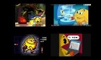 Mix of 4 videos from youtube : Pac Man Sparta Quadparison 1