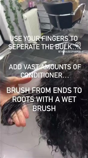 So from time to time we get clients that come in with dreadlocked hair and this is exactly what we