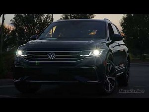 👉 AT NIGHT: 2023 Volkswagen Tiguan SEL R-Line - Interior & Exterior Lighting Overview