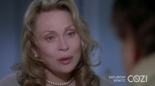 SATURDAY! Watch Faye Dunaway in her Emmy Award winning performance for Outstanding Guest Actress in a Drama Series for this episode of Columbo entitled "It's All in the Game" -- an episode written by Peter Falk! Plus don't miss a brief appearance of Dawn Wells as a party guest. It all starts at 8PM/7C on COZI TV! | Cozi TV