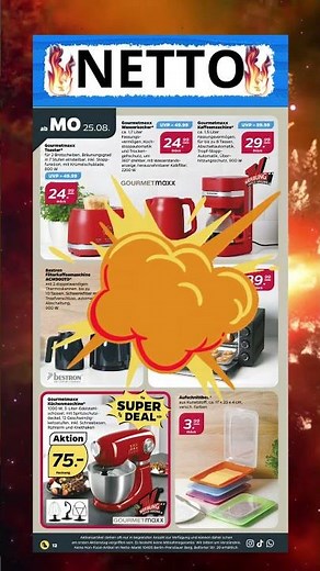 Netto Germany brochure from 25/08 to 30/08/25 Netto.de discover the best offers and discounts