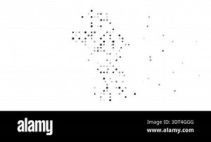 Dynamic Circle Animation Forming Guyana Shape