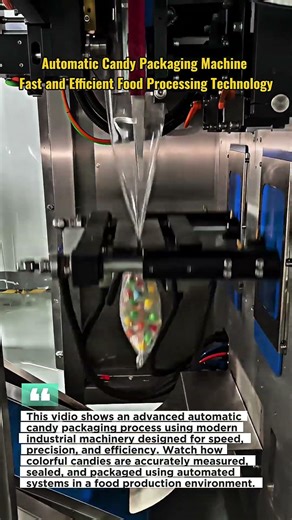 Automatic Candy Packaging Machine | Fast and Efficient Food Processing Technology
