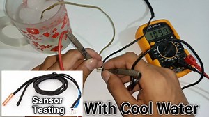 Easy To Check Air Conditioner Temperature Sensor With Cool Water | Fully4world