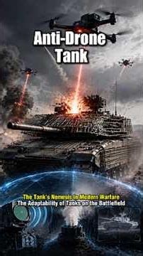 How do tanks counter drones?#tank #military #usamilitary #didyouknow #usa