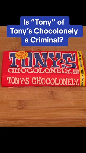 Is the founder of Tony’s Chocolonely a criminal? Review, history and autopsy of Tony’s Chocolonely milk chocolate bar. #tonyschocolonely #tonyschocolonley #tonyschocolate #candy #candyreview #ratingcandy #candyhistory #chocolate #foodhistory #foodreview #candytok #foodtok #foodporn #foodie
