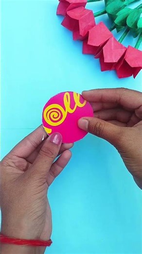 😱 DIY KEYCHAIN WITH PAPER||keychain🌷#diy#craftyhome#craft#comment#like👍🏻#subscribe❤️