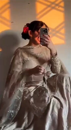 viral dupatta hand embroidered suit #meeshodress #shortsootd #dress #handwork #indianlook #cutwork