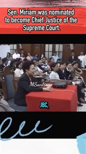 MGA PANAHONG YUNG ang nag-aapply ng trabaho ang nag-mukhang nag-iinterview 🤭✌️ MIRIAM AS POSSIBLE SUPREME COURT CHIEF JUSTICE. This video was in 2006, she was then 61 years old, when the late Sen. Miriam Defensor Santiago went to the Judicial and Bar Council for a supposed job “interview.” #miriamjobinterview for #supremecourtchiefjustice #throwback #highlights #followers | Sen. Miriam Defensor Santiago