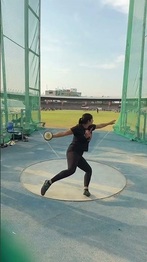 🔥 Discus Throw Practice | Improving Every Throw 💪🏅 #discusthrow #athletics #indianathlete