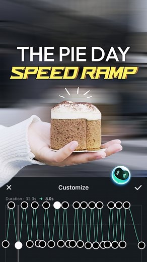 Happy Pi Day! ✨ We used speed ramping to make this pie the star of the show. Whether you’re here for the math or the pie, this video is a slice of fun. Try it now at: https://bit.ly/3Wop07d Drop a comment to let us know what video effects you wanna see next! 👇 #Filmora14 #madewithfilmora #piday #pie #speedramp | Wondershare Filmora Video Editor