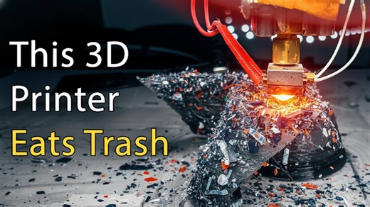 3D printer that eats trash | Disruptively useful