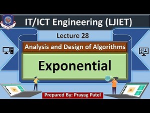 Lec-28_Exponential | Analysis and Design of Algorithms | IT/ICT Engineering