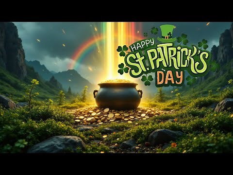 🍀 St. Patrick’s Day LIVE 4K | Relaxing Irish Music & Magical Ambience 🎶🌈