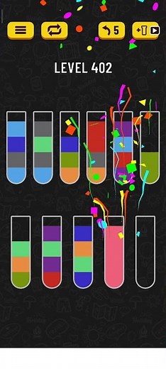 water sort puzzle - level 402