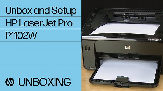 HP LaserJet Pro P1102 Printer Setup | HP® Support