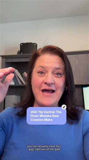 Most new Fiverr creators think they should start with one gig. Wrong. You’re allowed up to FOUR gigs right out of the gate — and each gig is a new doorway for buyers to find you. More gigs = ✔️ More visibility ✔️ More keywords working for you ✔️ More chances to land your first order If you’re serious about getting traction on Fiverr, this matters. #FiverrTips #FiverrBeginner #ugcjobs #genxugc #UGCCreator