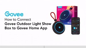 How to Connect & Group Control Govee Outdoor Light Show Box (H1167) with Govee Home App