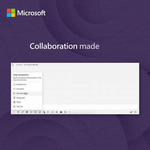 14 reactions | Share, edit and collaborate with multiple people on-the-go with Loop Component on #Teams. | Microsoft | Facebook