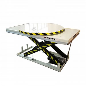[Hot Item] 6000 Lb 2200 Lbs Stationary Electric Lift Table with Rotary Plate