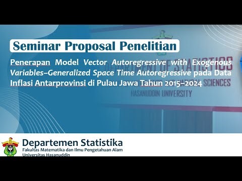 Penerapan Model Vector Autoregressive with Exogenous Variables–Generalized Space Time Autoregressive