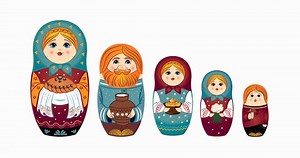 Matryoshka Drawn Animated Nesting Doll Russian Stock Footage Video (100% Royalty-free) 1062036718 | Shutterstock