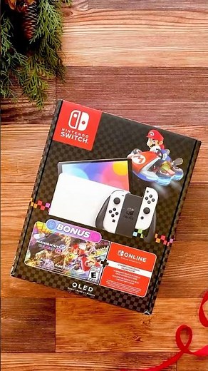 Nintendo Switch – OLED Model: Mario Kart 8 Deluxe Bundle