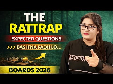 The rattrap class 12 Most Important Questions/CBSE Class 12th English Board Exam